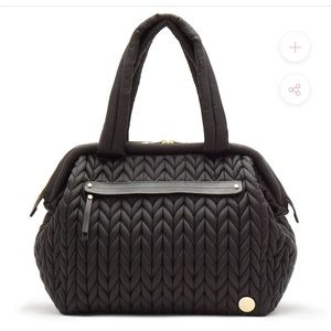 Paige Caryall Black Diaper Bag